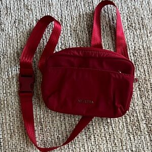 Athleta Bold Red Crossbody Bag